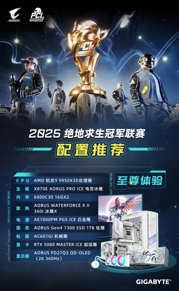 技嘉AORUS电竞主机联名PCL：助力畅快吃鸡体验必赢登录(图7)